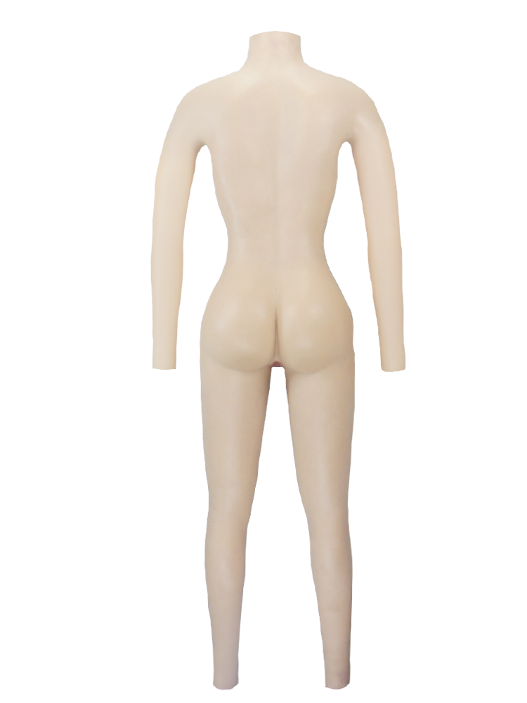 Zero Touch | Brand New Silicone Female Bodysuit with Arms and Padded Girdle D Cup - InTheMask by Moli's