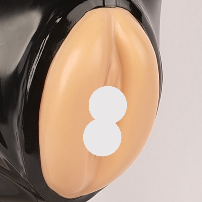 NEOGAN | "The Devourer" Radical Rubber Latex Mask with Fake Pussy Mouth and Micropores - InTheMask by Moli's