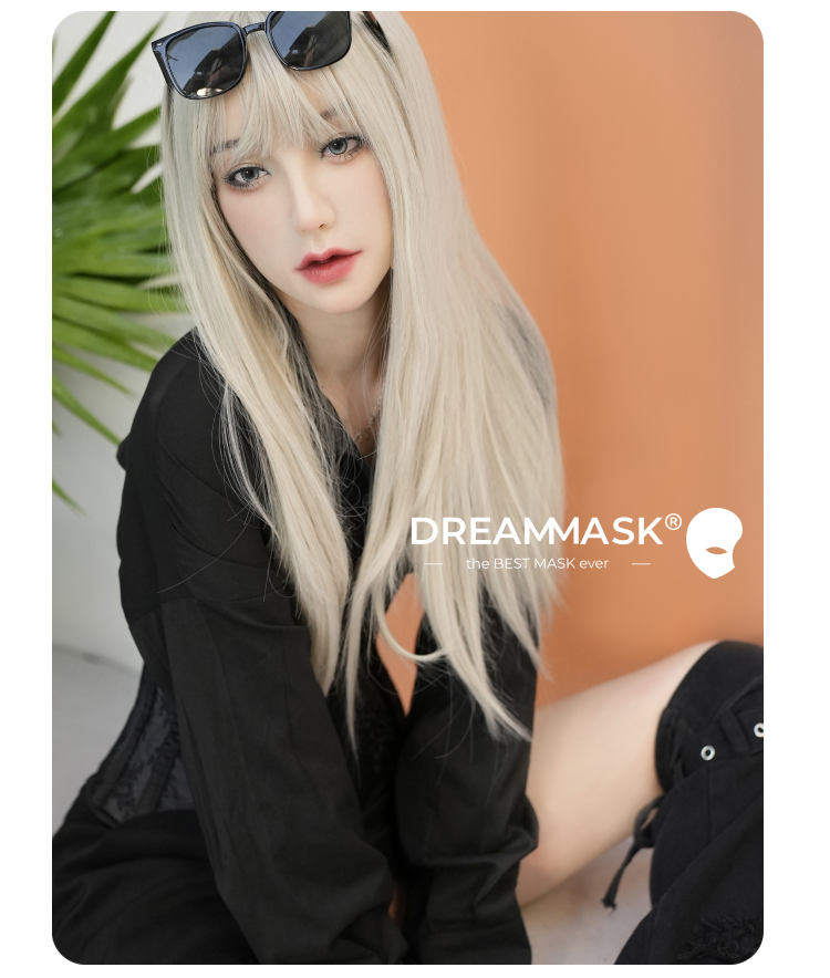 Blue replaceable microporous eyes for Yao M27 mask by Inthemask by Moli's, featuring detailed eye design and realistic appearance.