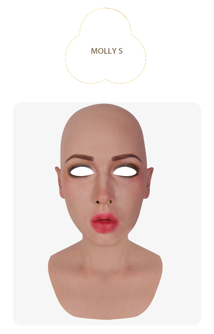 MoliFX | Molly S “Daily Beauty” Makeup Style SFX Silicone Female Mask X02C - InTheMask by Moli's