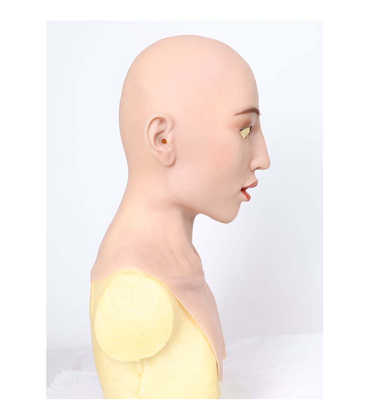 "Rona" The Silicone Female Mask(with Upper Chest) - InTheMask by Moli's