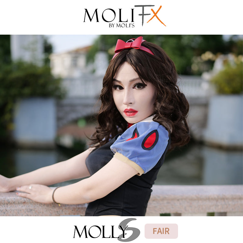 MoliFX | Molly S “Princess Snow White” Fair Complexion Silicone Female Mask SFX Class X02A - InTheMask by Moli's
