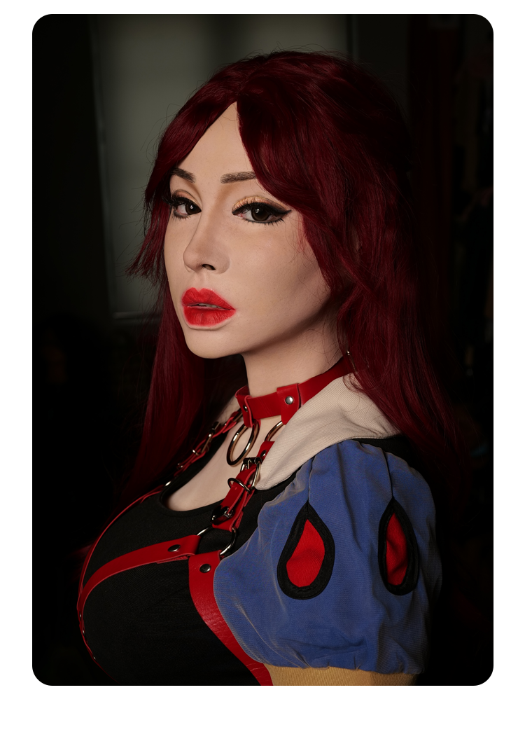 MoliFX | Molly S “Princess Snow White” Fair Complexion Silicone Female Mask SFX Class X02A - InTheMask by Moli's