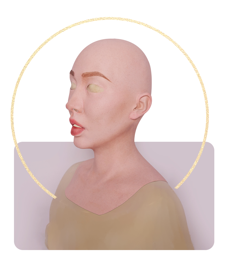 MoliFX | Molly S “Princess Snow White” Fair Complexion Silicone Female Mask SFX Class X02A - InTheMask by Moli's
