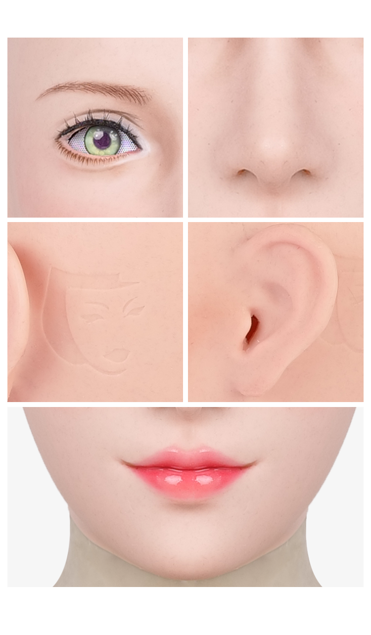 SecondFace | "The Aerith“ Silicone Female Mask Special Makeup F04A - InTheMask by Moli's