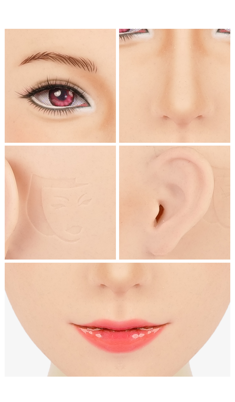 SecondFace | "The Tifa“ Silicone Female Mask Special Makeup F04 - InTheMask by Moli's