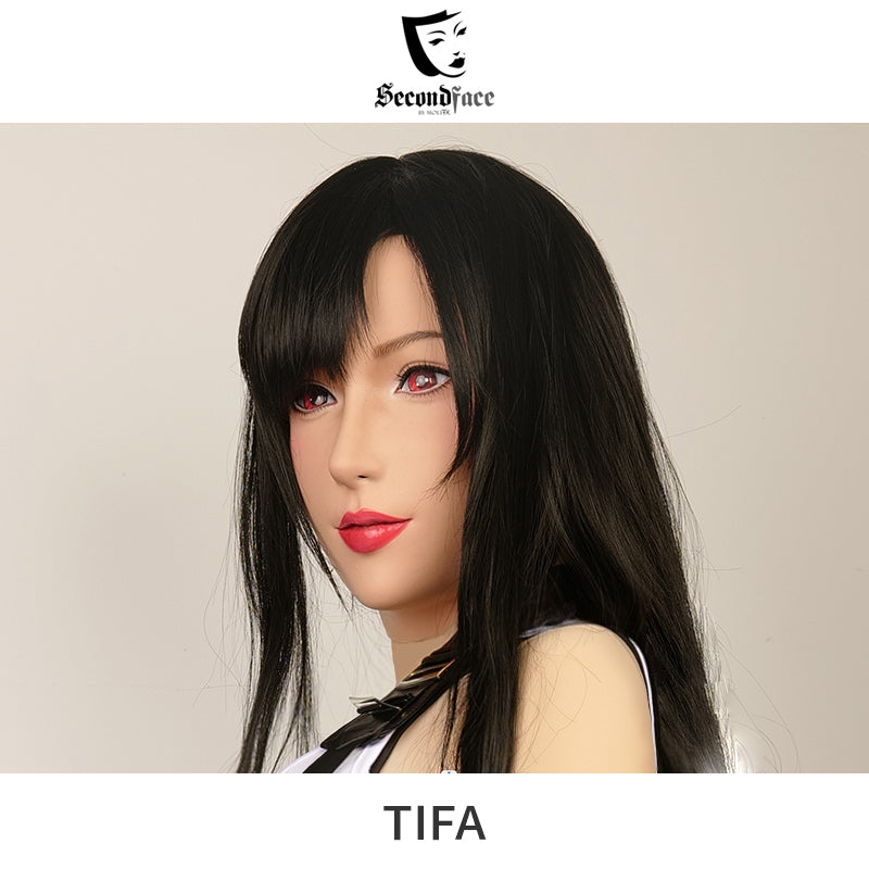 SecondFace | "The Tifa“ Silicone Female Mask Special Makeup F04 - InTheMask by Moli's