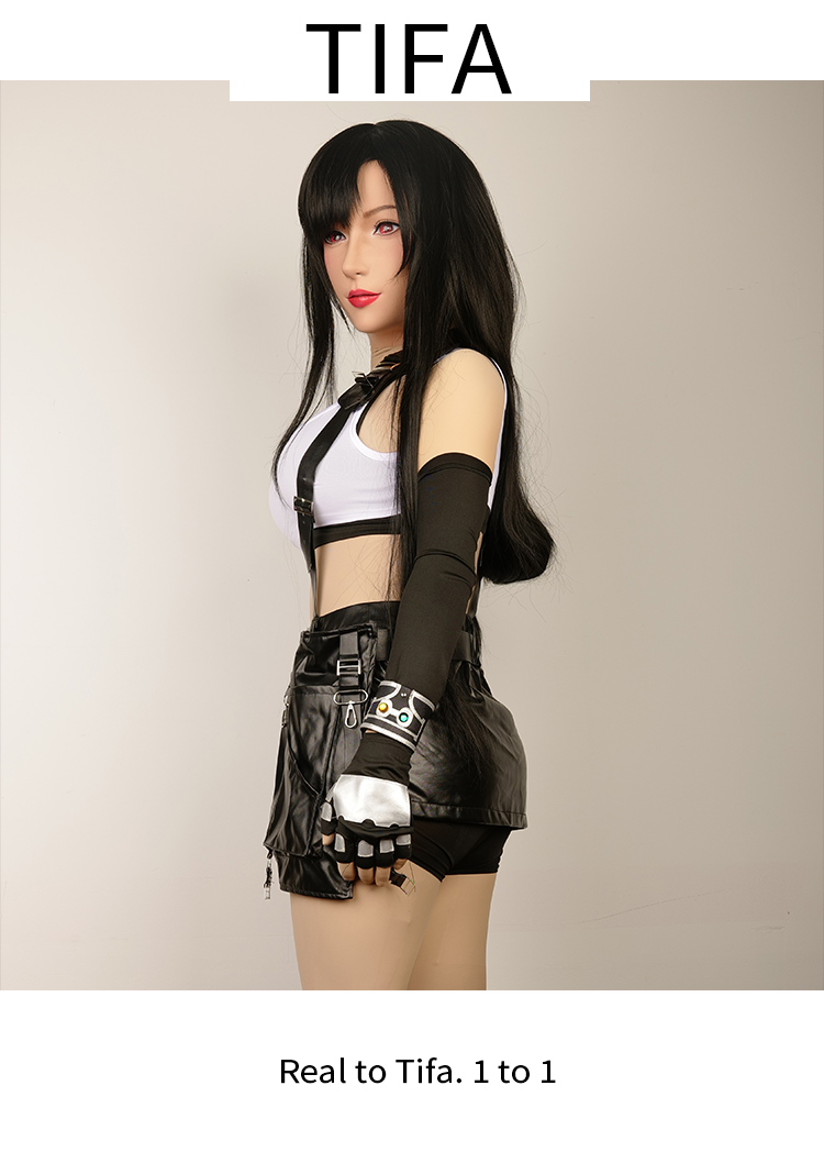 SecondFace | "The Tifa“ Silicone Female Mask Special Makeup F04 - InTheMask by Moli's