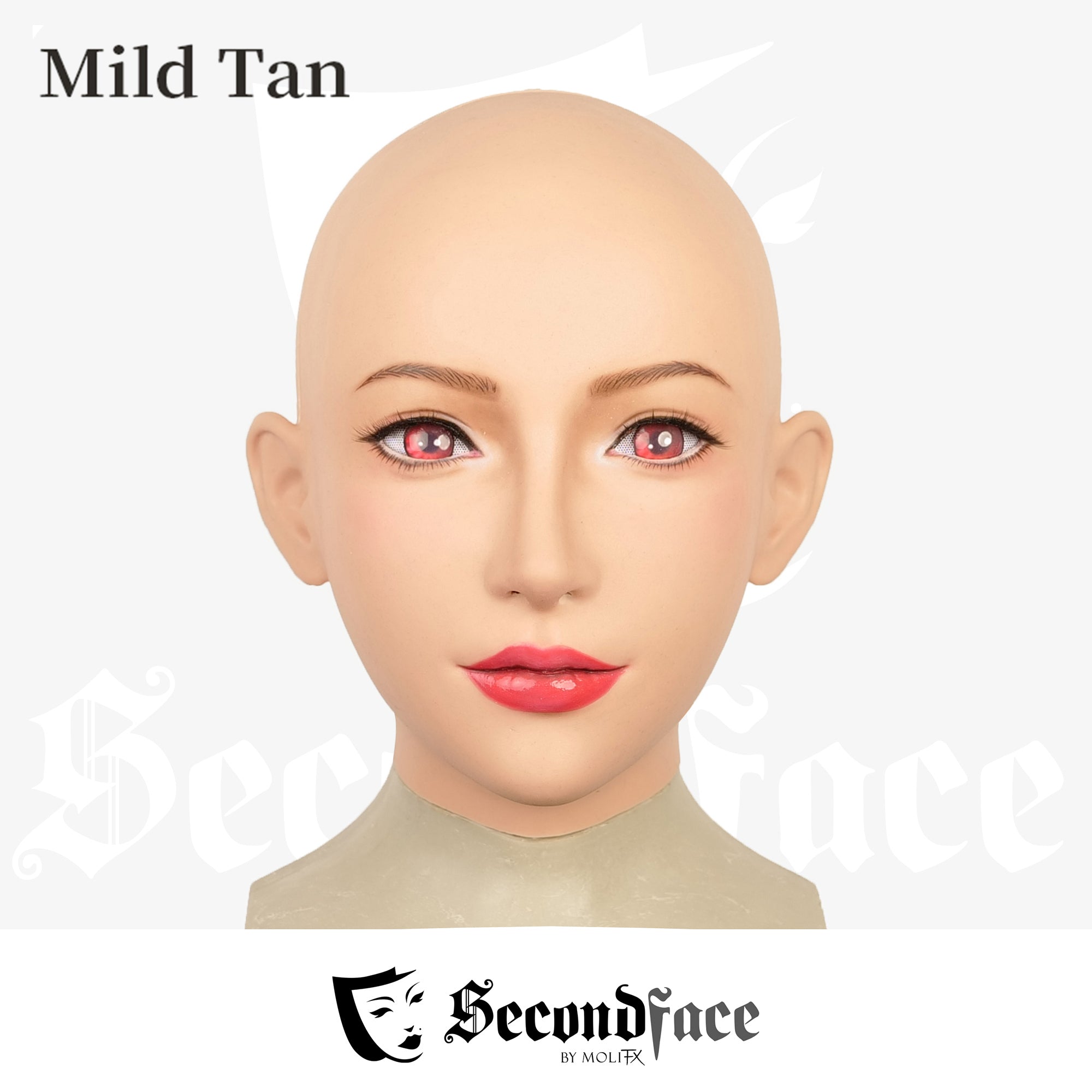 SecondFace | "The Tifa“ Silicone Female Mask Special Makeup F04 - InTheMask by Moli's