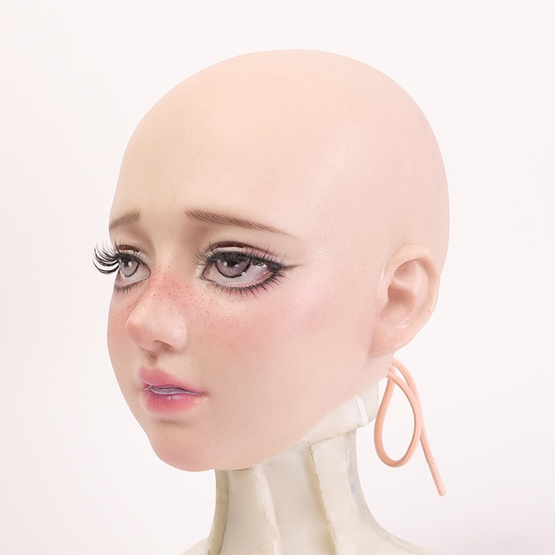 SecondFace by MoliFX | "The Nun" Ahegao Special Makeup Silicone Female Mask F03A - InTheMask by Moli's