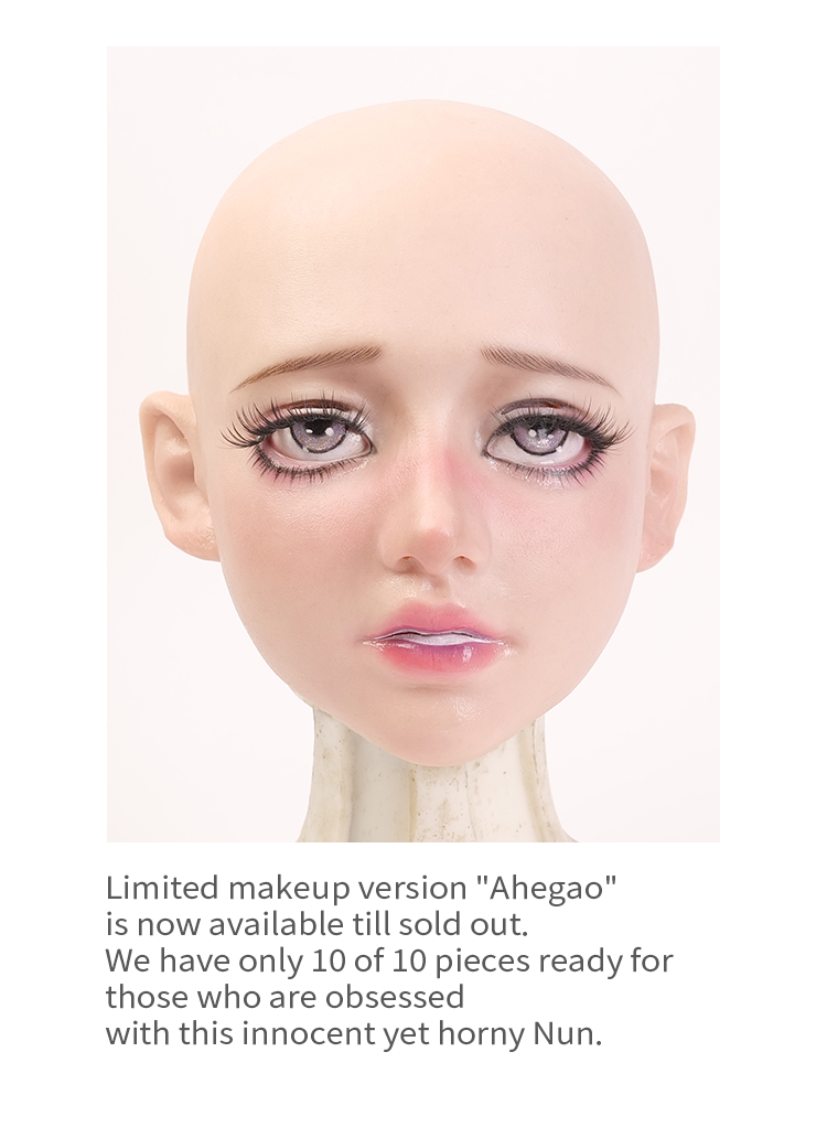SecondFace by MoliFX | "The Nun" Ahegao Special Makeup Silicone Female Mask F03A - InTheMask by Moli's