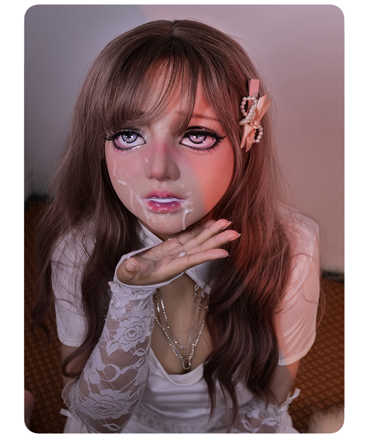 SecondFace by MoliFX | "The Nun" Ahegao Special Makeup Silicone Female Mask F03A - InTheMask by Moli's