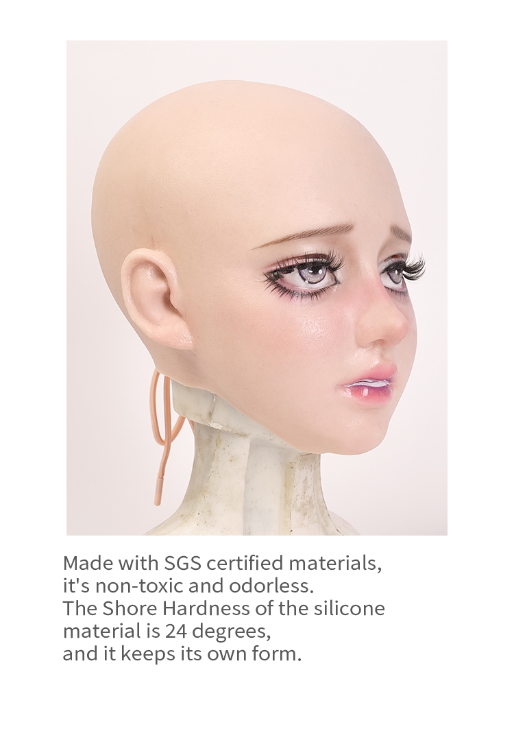 SecondFace by MoliFX | "The Nun" Ahegao Special Makeup Silicone Female Mask F03A - InTheMask by Moli's