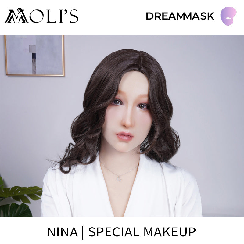 "Nina" The Silicone Mask Special Makeup Version - InTheMask by Moli's