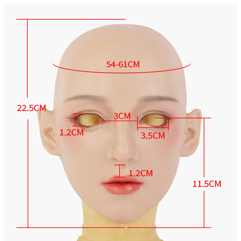 SecondFace | Devil "Invidia" Silicone Female Mask 2 Types F02 - InTheMask by Moli's