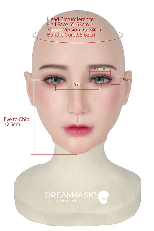 "Ching04" The Silicone Female Mask Makeup Ready - InTheMask by Moli's