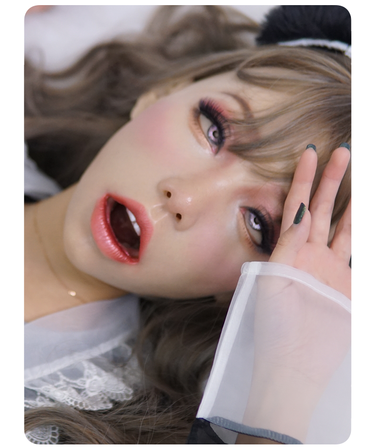 Special Makeup | Goddess Poppy Forced Gagging Female Mask - InTheMask by Moli's