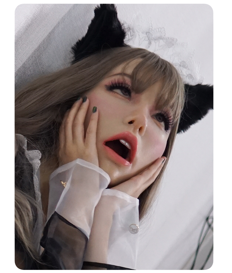 Special Makeup | Goddess Poppy Forced Gagging Female Mask - InTheMask by Moli's