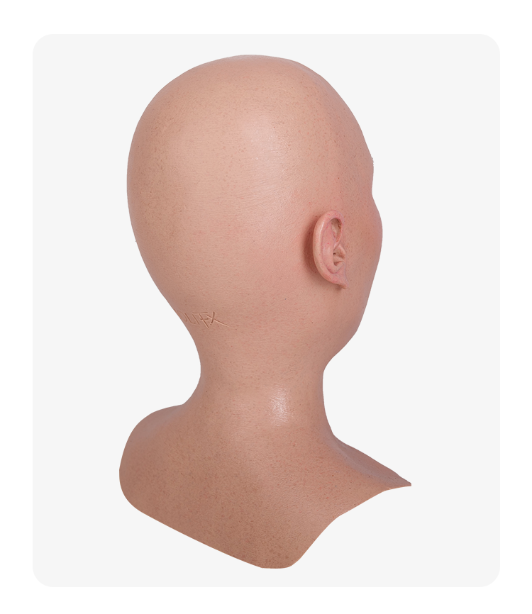 MoliFX | Molly S Mild-tan Complexion Silicone Female Mask SFX Class X02D - InTheMask by Moli's