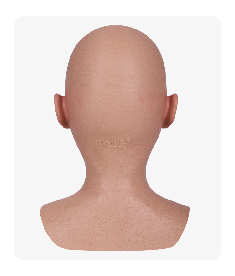 MoliFX | Molly S Mild-tan Complexion Silicone Female Mask SFX Class X02D - InTheMask by Moli's