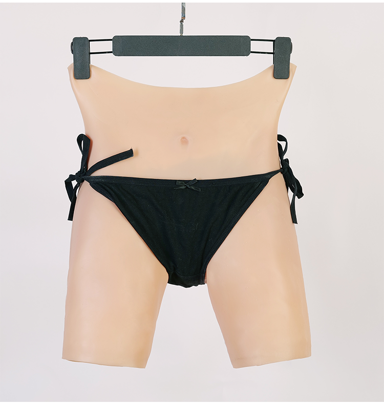 "Cheryl"Prosthetic Silicone Female Vagina Pant Penetrable with Tube - InTheMask by Moli's