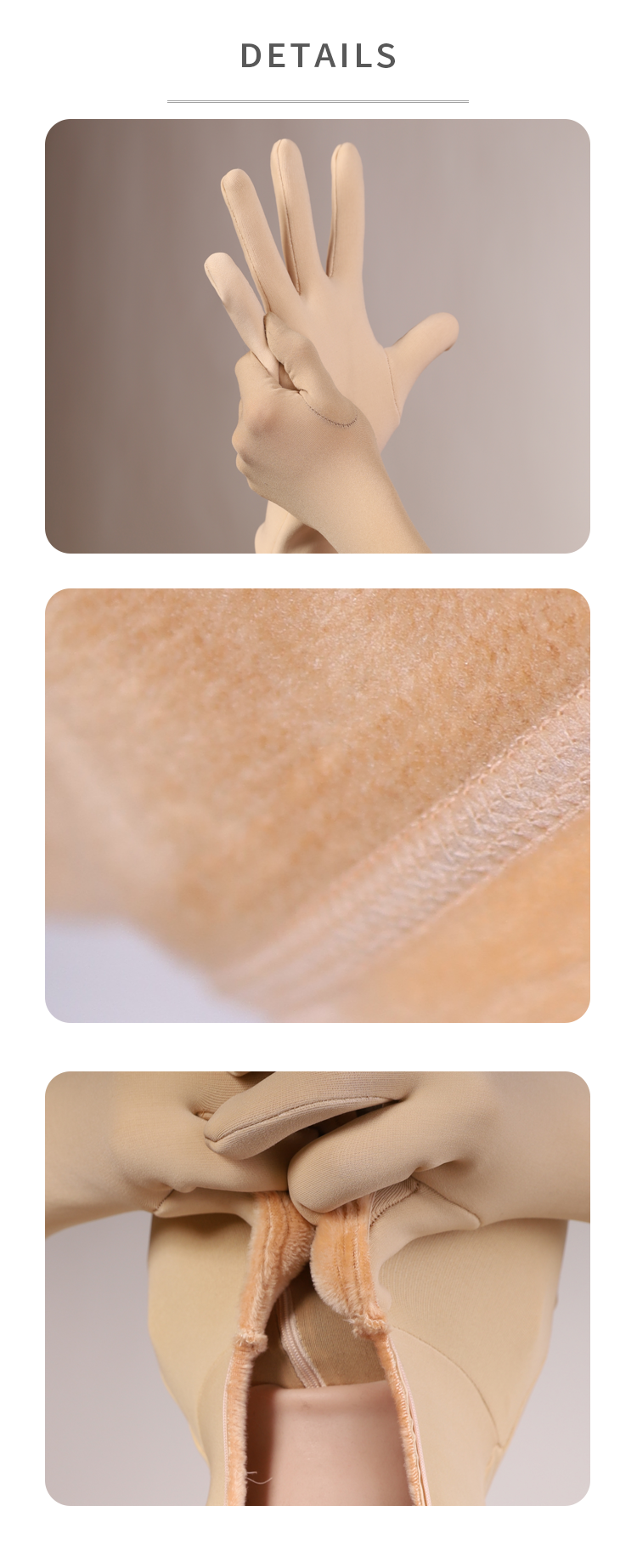 Beige skin-toned Ultra+12800D zentai suit by InTheMask by MOLIS, full-body tight-fitting costume for cosplay or performance.