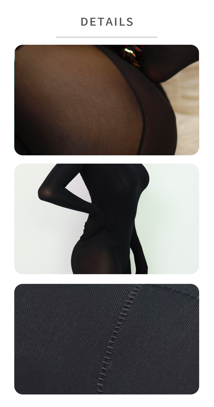 InTheMask MOLIS Zentai "Black Nudity" of TOUCH Series, full-body black spandex suit for versatile wear and costume use