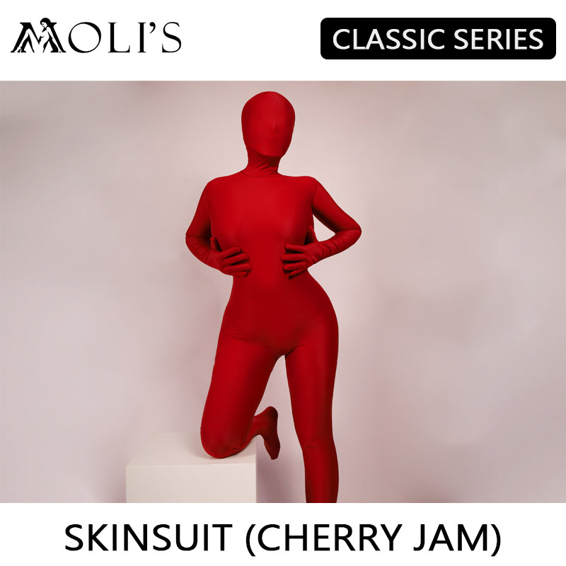 Moli's Zentai | "Skinsuit" Cherry Jam of CLASSIC Series Super Spandex - InTheMask by Moli's