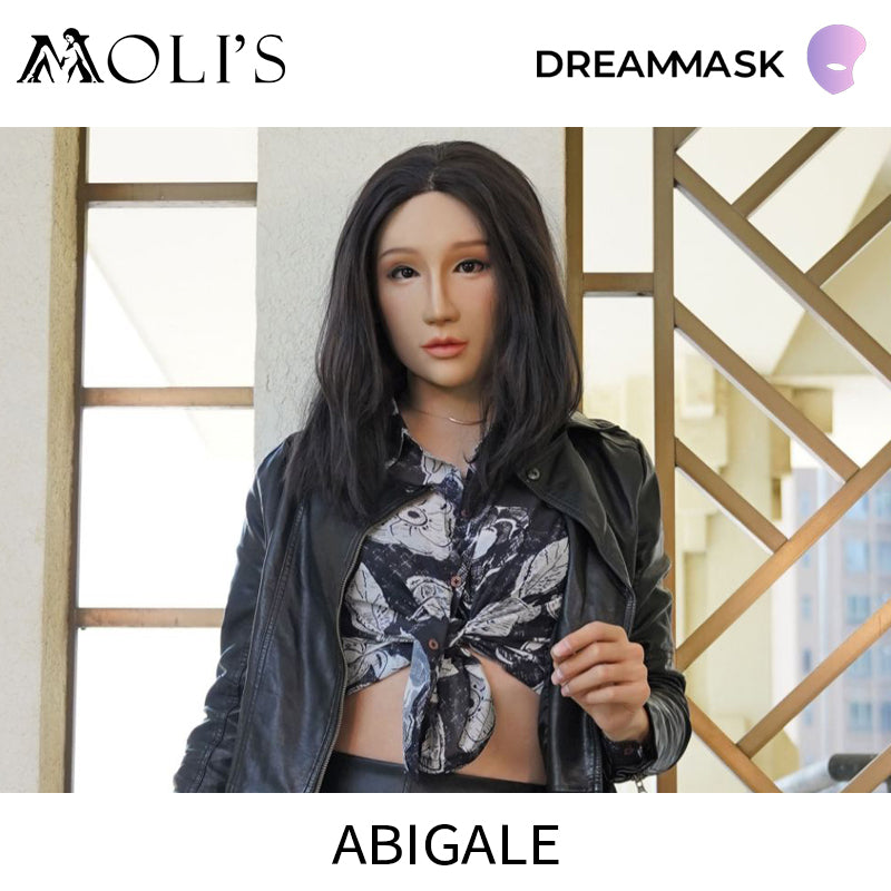 M25 Abigale New Silicone Female Mask with Breasts by Dreammask - InTheMask by Moli's
