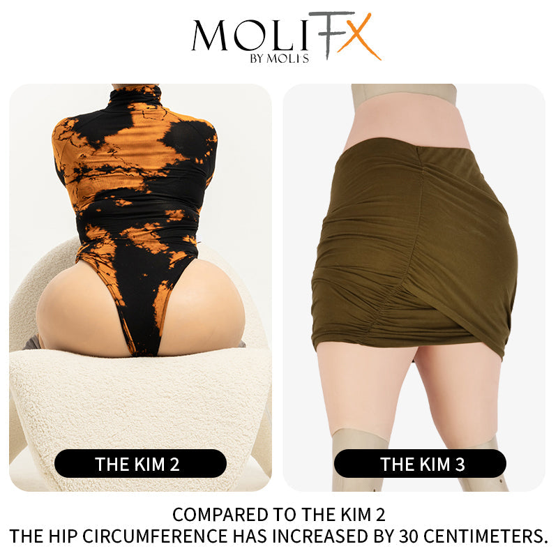 InTheMask by Moli's Kim3 silicone girdle pant showing its high-waist design with hip and thigh enhancement features.