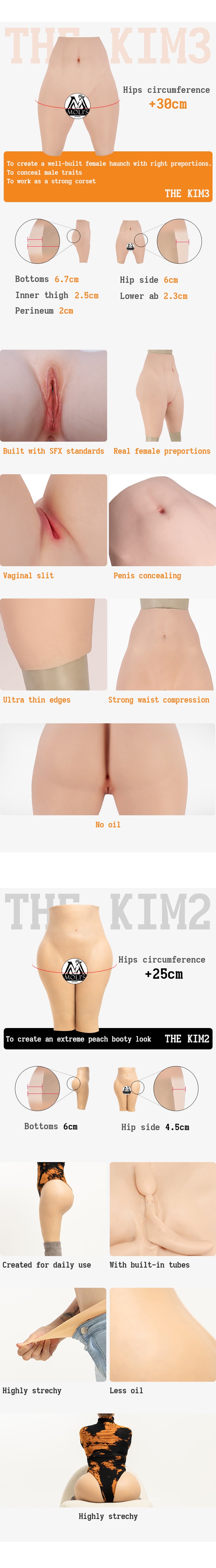 The Kim3 | The Ultimate Girdle Pant Kardashian Style by MoliFX XF01 - InTheMask by Moli's