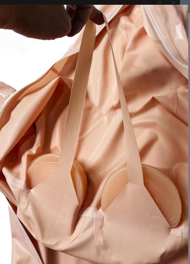 Value pack of rubber pussy accessories for NEOGAN Latex Series suits by InTheMask by MOLIS, designed for latex suits.