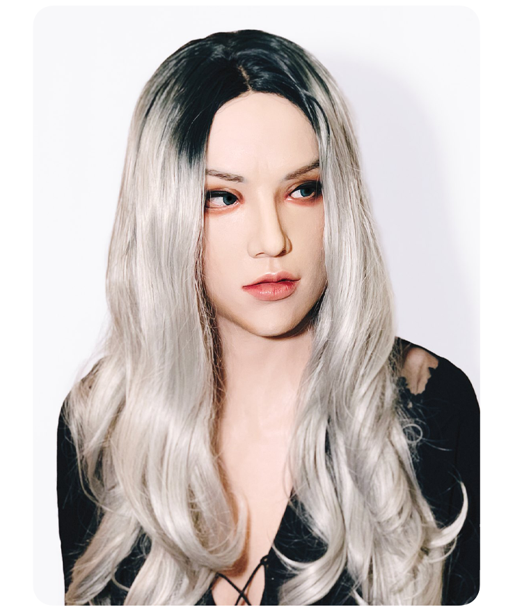 "May" The Silicone Female Mask with Breasts D Cup - InTheMask by Moli's