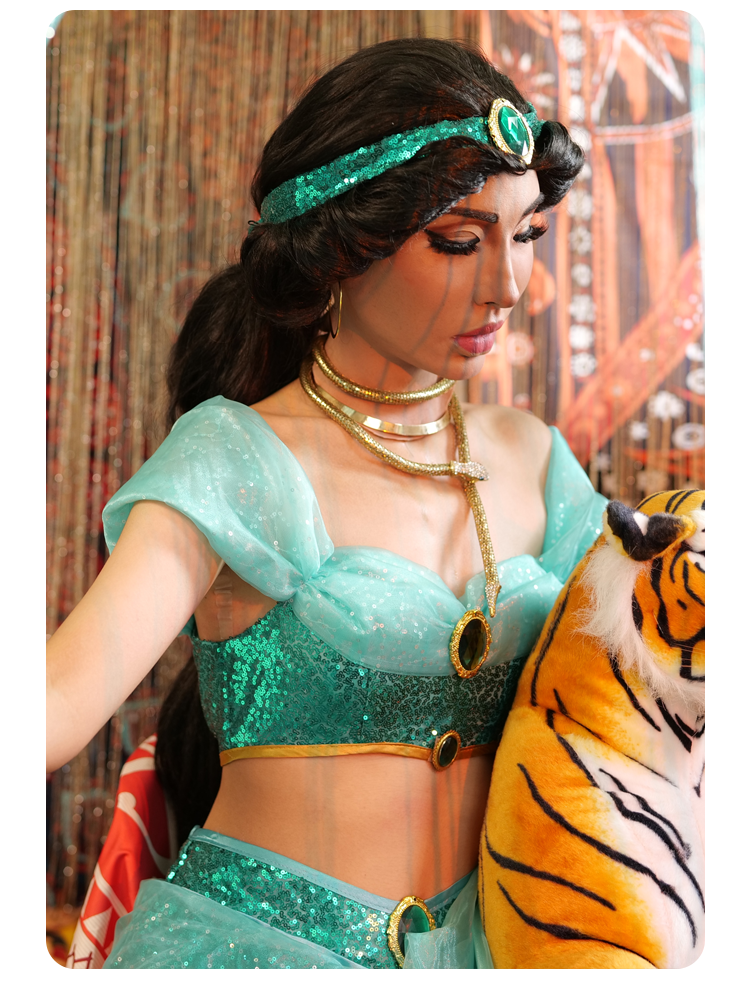 MoliFX | Molly S “Princess Jasmine” Toffee Complexion Silicone Female Mask SFX Class X02B - InTheMask by Moli's
