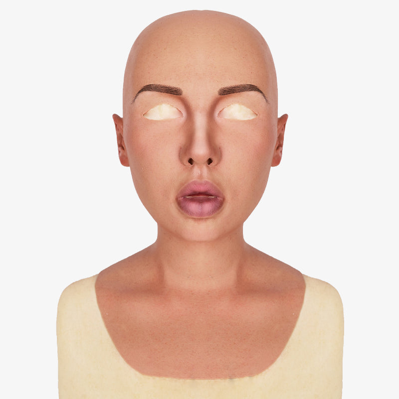 MoliFX | Molly S “Princess Jasmine” Toffee Complexion Silicone Female Mask SFX Class X02B - InTheMask by Moli's