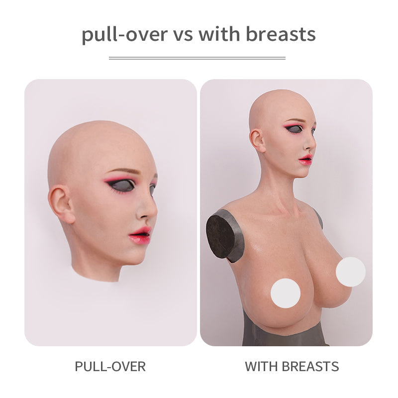 SecondFace by MoliFX | "Luxuria" Devil Makeup The Female Mask Without Breasts F01 - InTheMask by Moli's