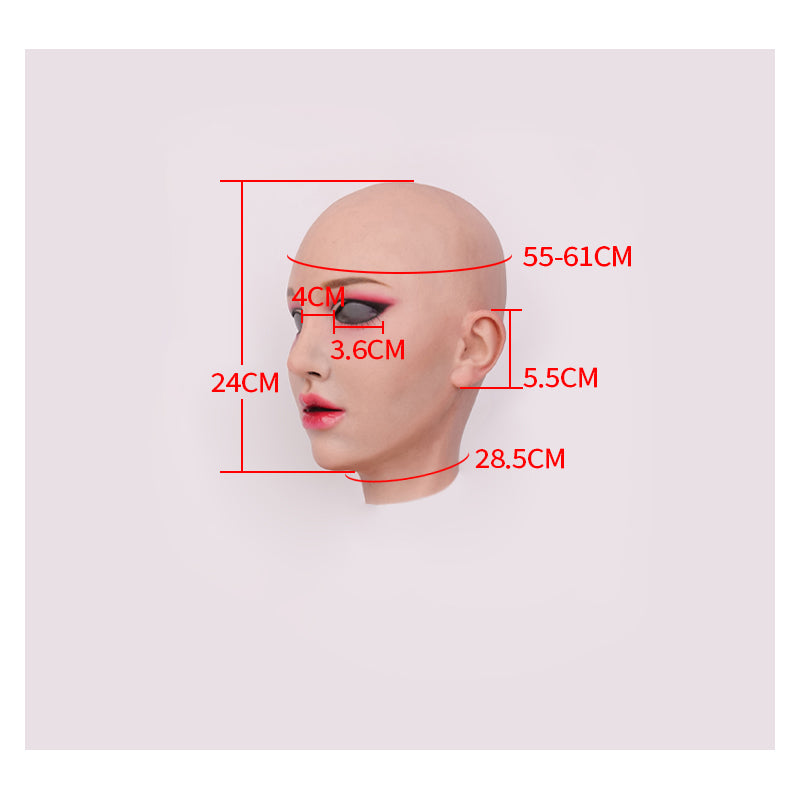 SecondFace by MoliFX | "Luxuria" Devil Makeup The Female Mask Without Breasts F01 - InTheMask by Moli's