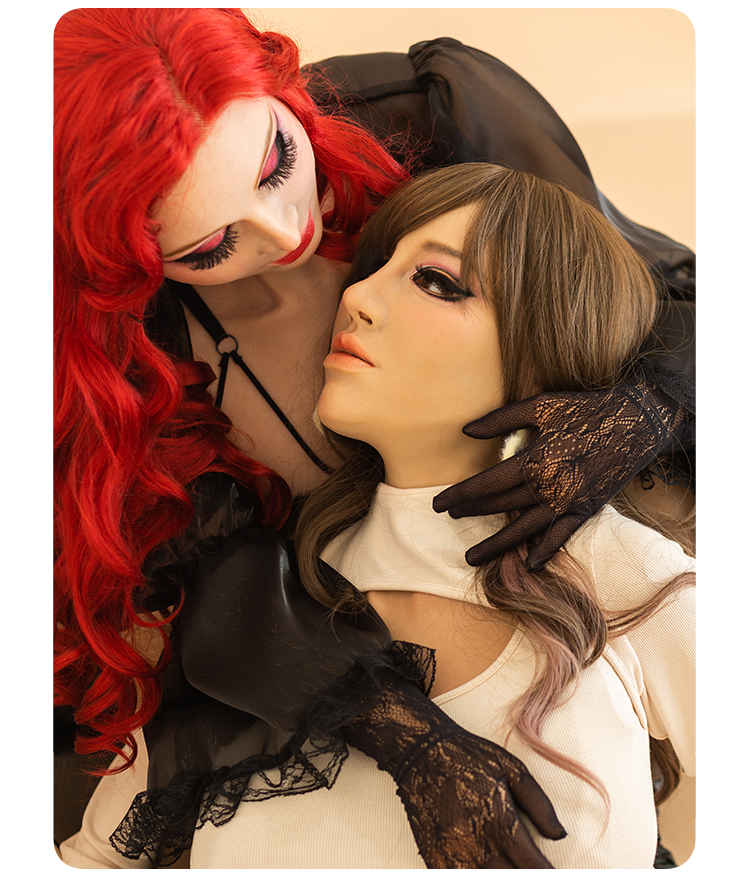 SecondFace by MoliFX | "Luxuria" Human Makeup The Female Mask Without Breasts F01 - InTheMask by Moli's