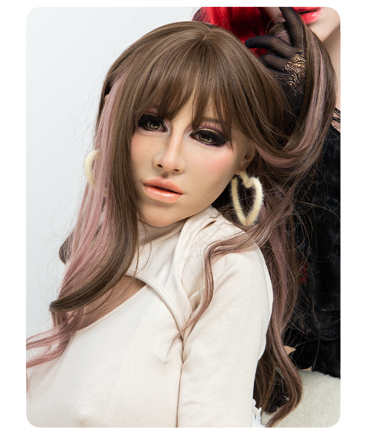 SecondFace by MoliFX | "Luxuria" Human Makeup The Female Mask Without Breasts F01 - InTheMask by Moli's