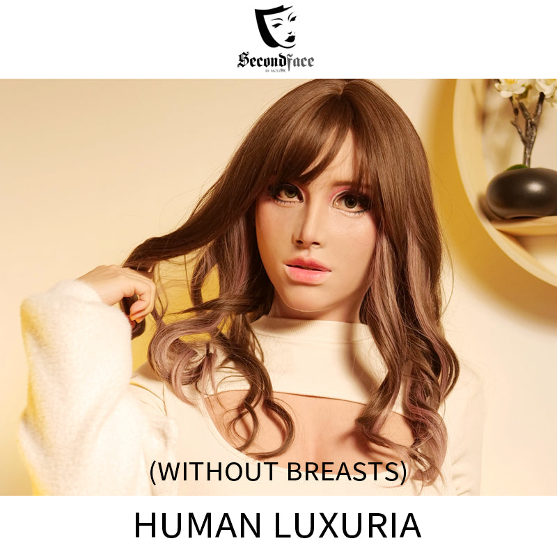 SecondFace by MoliFX | "Luxuria" Human Makeup The Female Mask Without Breasts F01 - InTheMask by Moli's