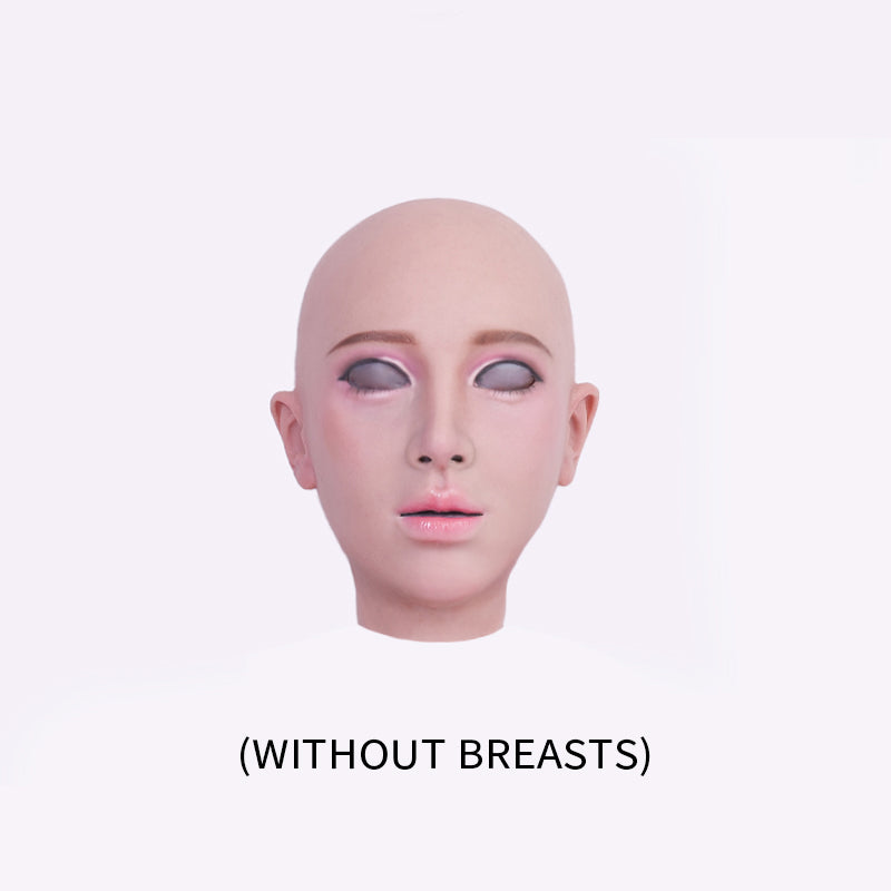 SecondFace by MoliFX | "Luxuria" Human Makeup The Female Mask Without Breasts F01 - InTheMask by Moli's