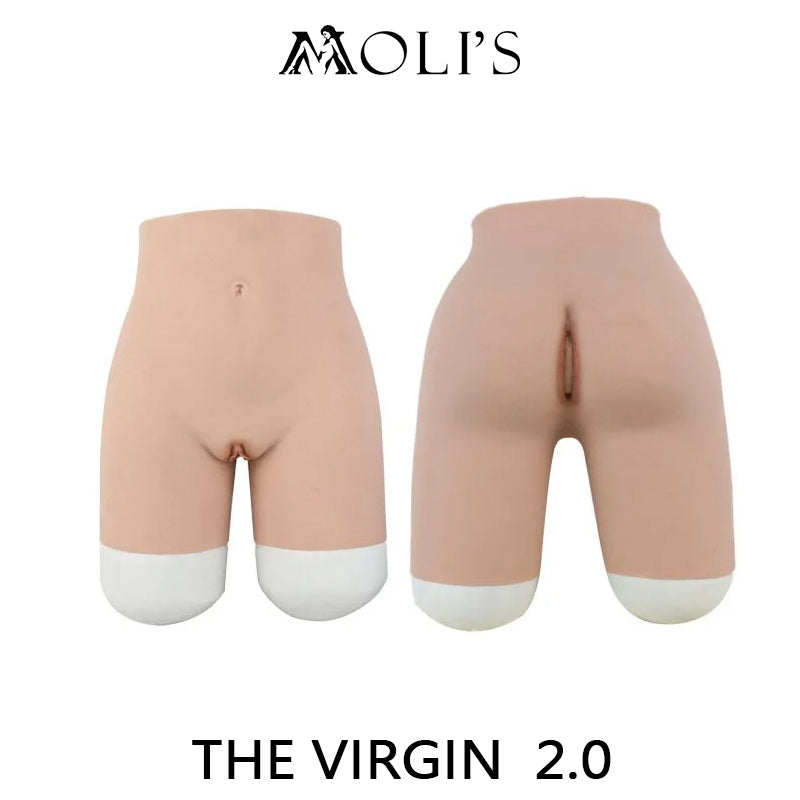 "The Virgin 2.0" Silicone Hip Bottom Enhancing Vagina Pant with Anal Opening Penetrable - InTheMask by Moli's