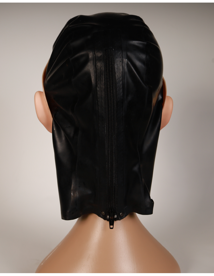 Delilah the Furgie female doll mask by InTheMask, featuring gothic makeup and detailed facial design, without latex hood.