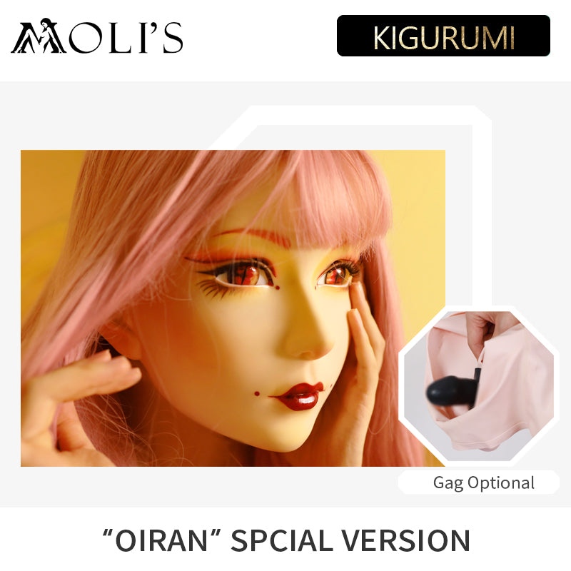 Furgie “Oiran” Special Version | Gagged Female Doll Mask by Moli's D01SH - InTheMask by Moli's