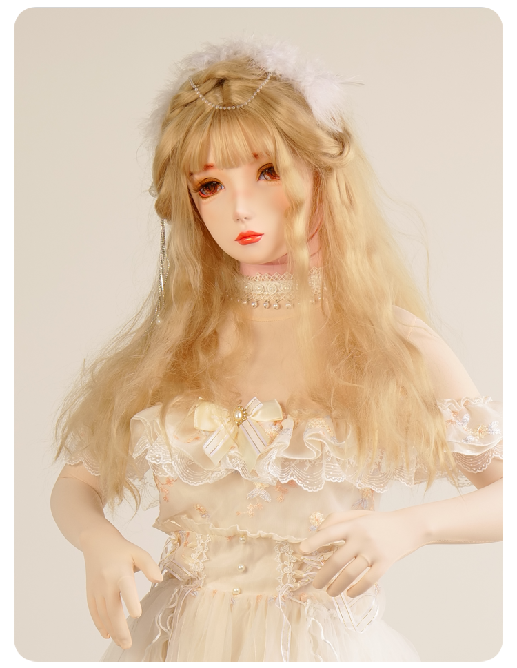 NEOGAN | "Tangerine" The Female Doll Mask with Gag and Latex Hood D07 - InTheMask by Moli's