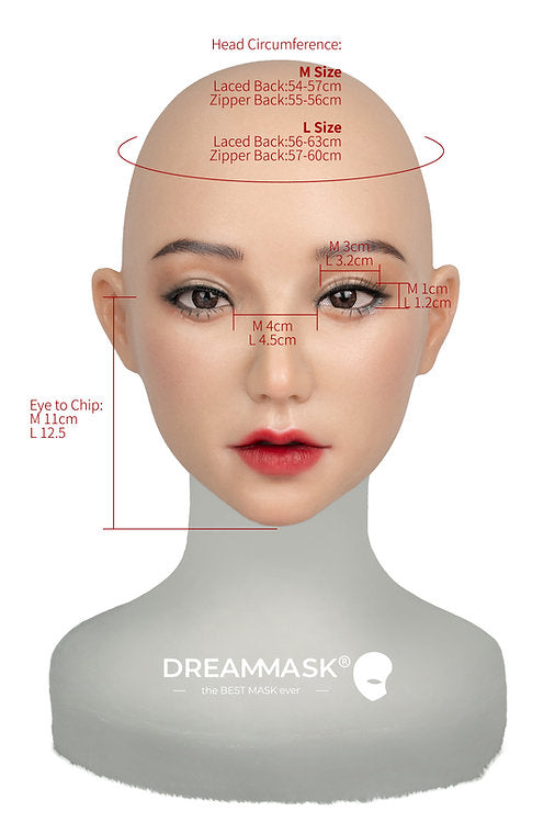 Yao | M27 The Female Mask with Changable Microporous Eyes - InTheMask by Moli's