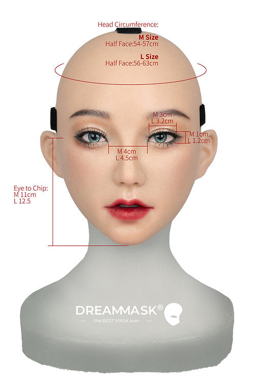 Yao | M27 The Female Mask with Changable Microporous Eyes - InTheMask by Moli's