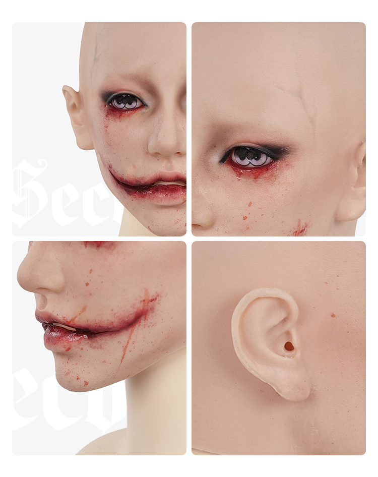 "Blood Kiss" 2026 Halloween Special Makeup Female Mask Inspired by Acedia