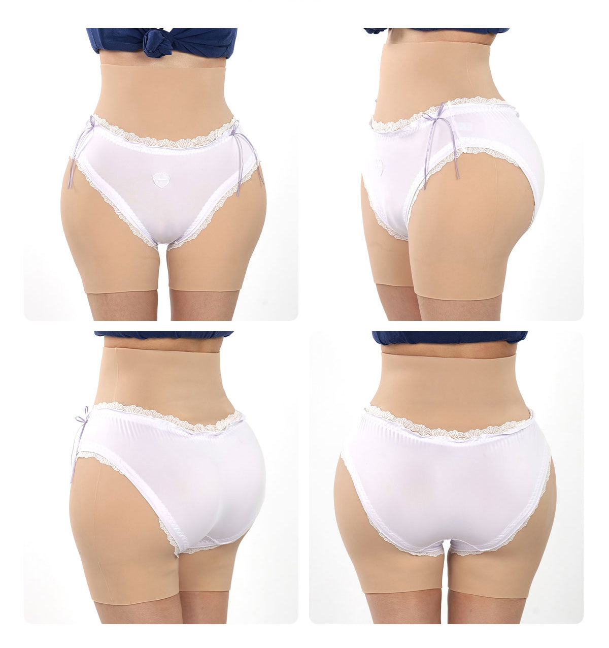 Silicone girdle pant with hip enhancement from InTheMask by MOLIS, featuring a zero touch design and smooth, form-fitting fit.