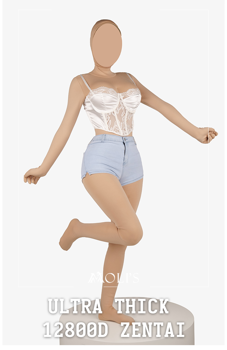 Ultra Thick Series | 2nd Gen 12800D (Heaviest) Seam-Reduced Zentai for Kigurumi